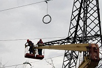 Ликвидация последствий ледяного дождя в электросетевом комплексе Кубани, январь 2014 год